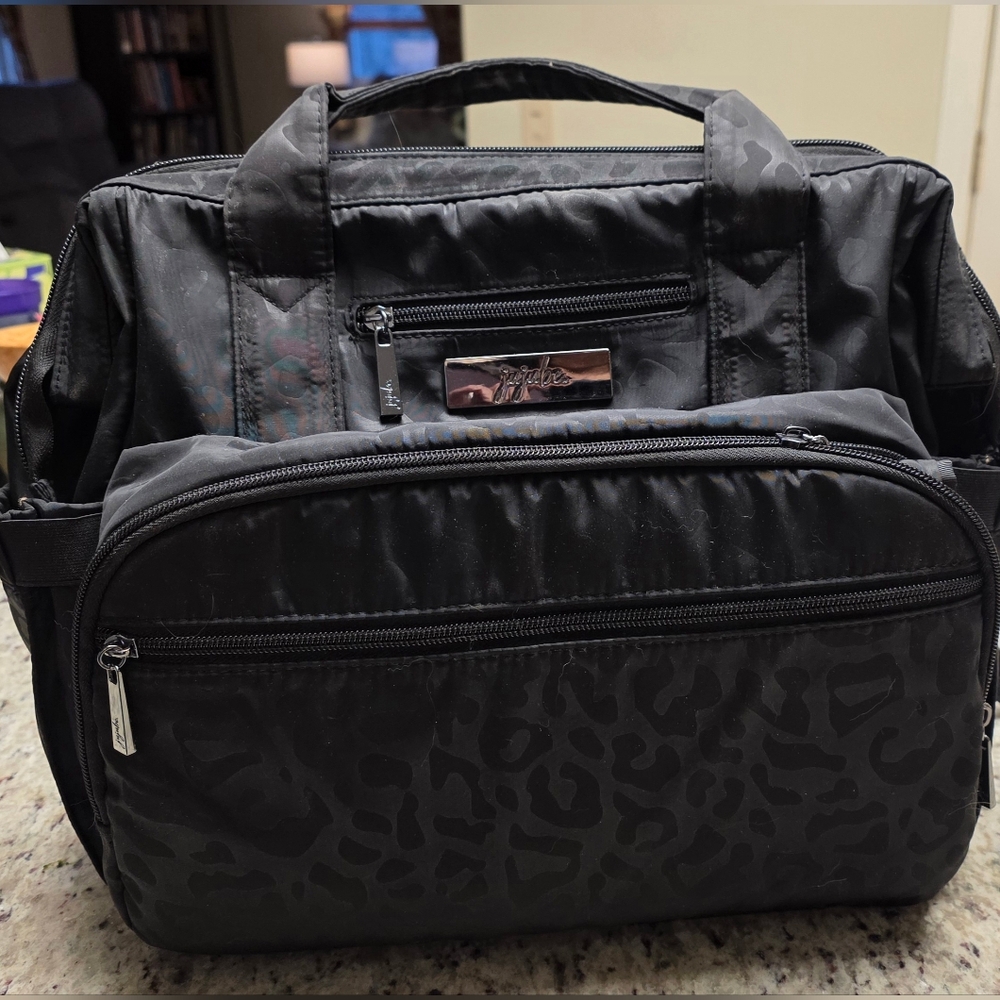 Ju-Ju-Be Black Leopard Baby Bag